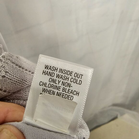 Simply Vera Vera Wang Tee Gray Sheer Mesh Whimsigoth Fairy Twee M - Picture 10 of 11